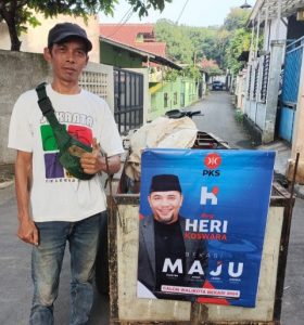 Warga Rela Pasang Banner Sendiri, Jagokan Heri Koswara Jadi Wali Kota Bekasi