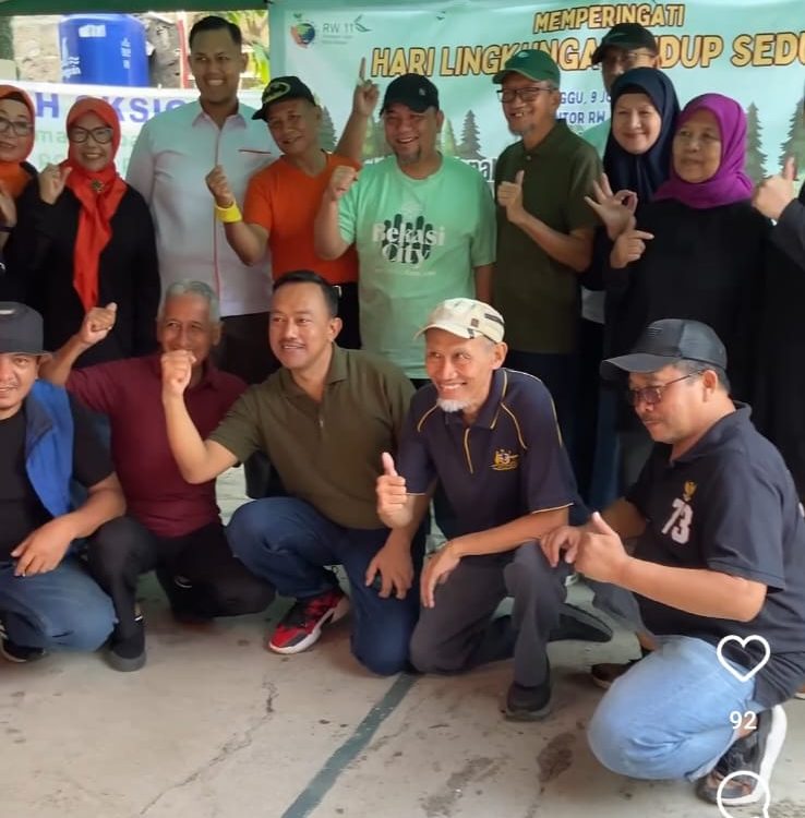 Bang Heri Koswara Bakal Calon Wali Kota Bekasi Hadiri Diskusi Program Go Green Bersama Warga