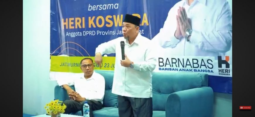 Heri Koswara Calon Walikota Bekasi Dialog Dengan UMKM Koperasi Pintu Air