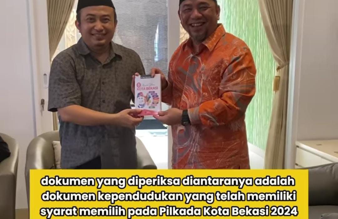 Heri Koswara Bakal Calon Wali Kota Bekasi Jalani Coklit Dokumen Kependudukan