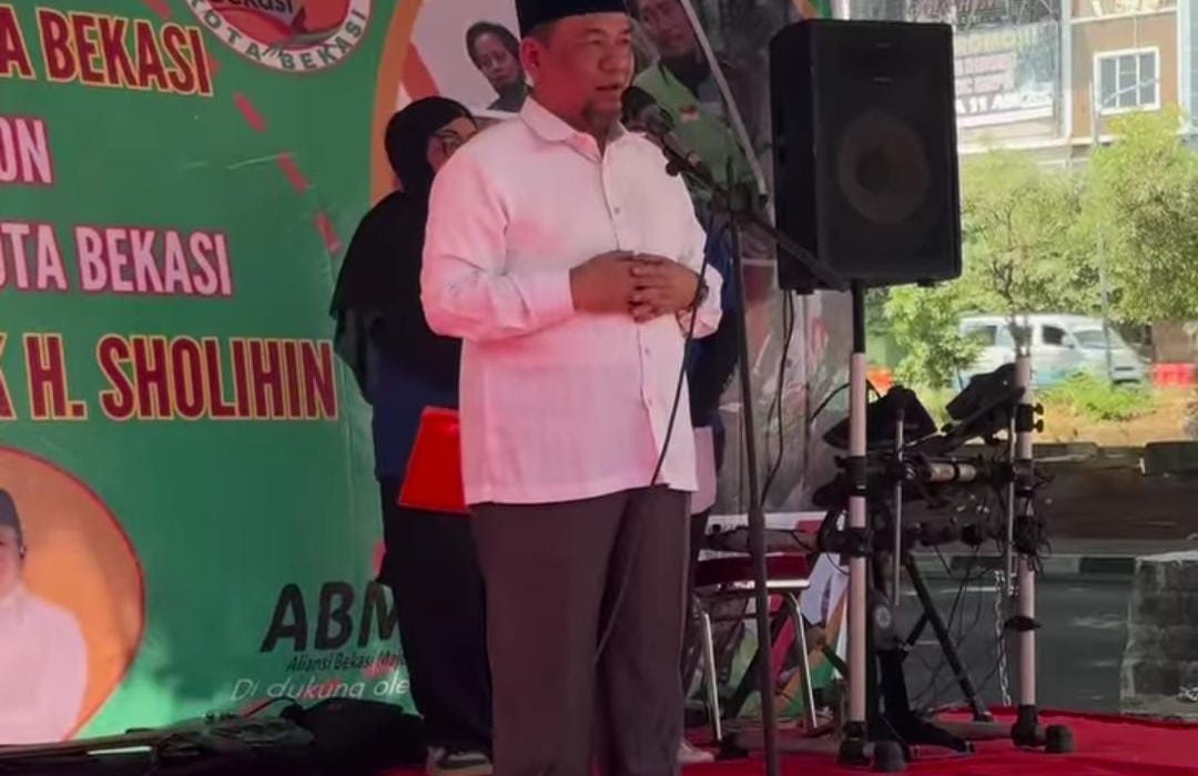 Aliansi Ojol Kota Bekasi Gelar Deklarasi Dukungan Kepada Heri Koswara dan Sholihin