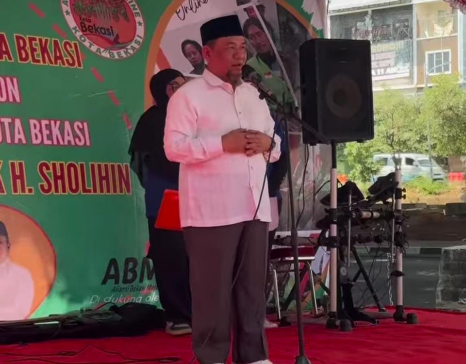 Aliansi Ojol Kota Bekasi Gelar Deklarasi Dukungan Kepada Heri Koswara dan Sholihin