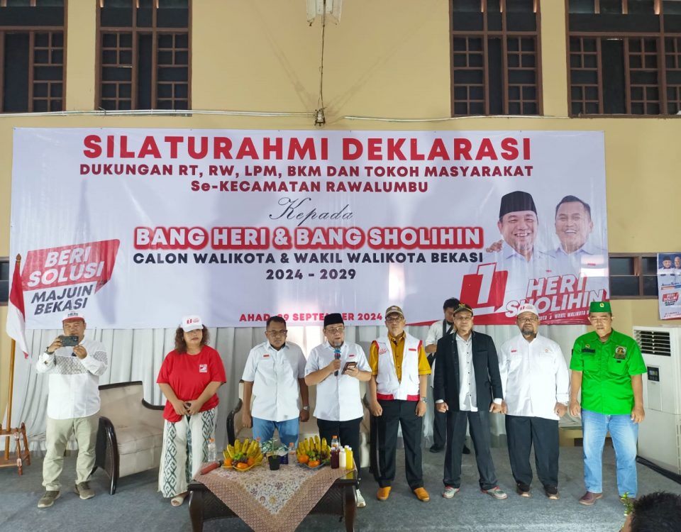 Deklarasi Dukungan Heri-Sholihin di Rawalumbu Dihadiri Ribuan Peserta