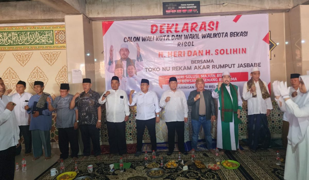 KH.Madinah Deklarasi Relawan JasBabe Dukung Heri-Sholihin