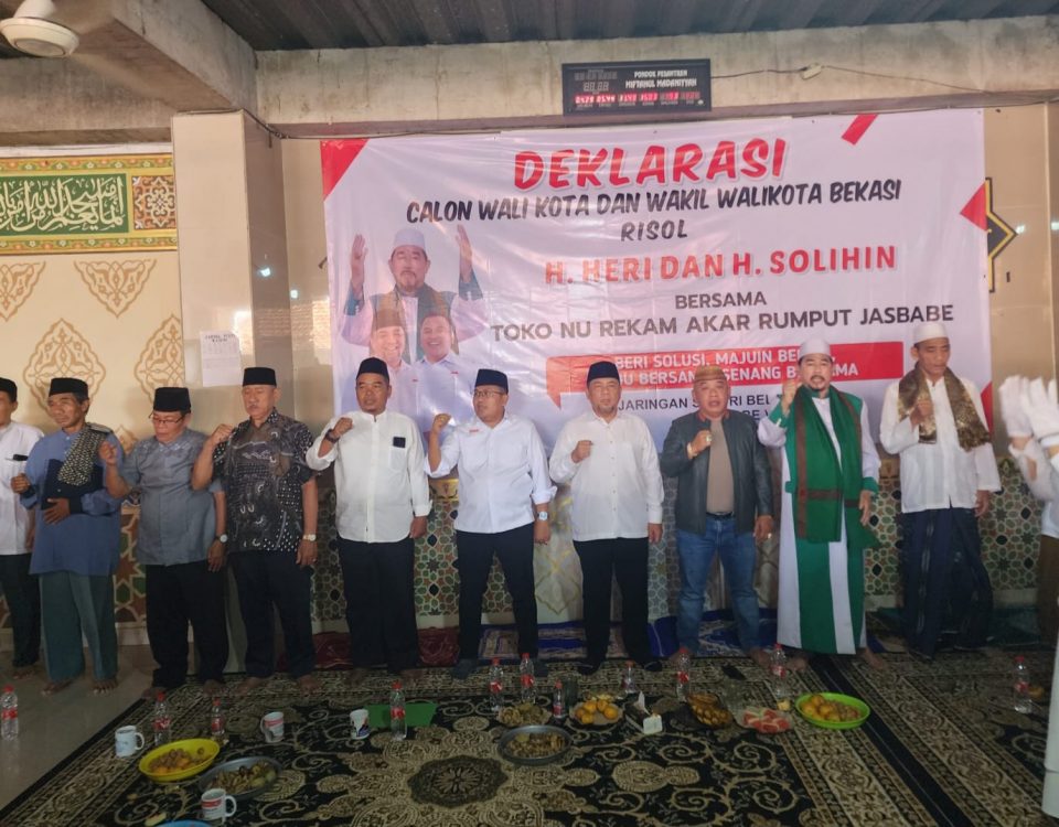 KH.Madinah Deklarasi Relawan JasBabe Dukung Heri-Sholihin