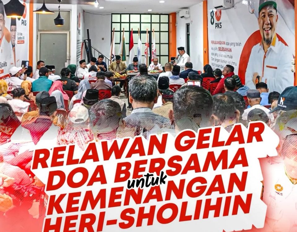 Relawan Gelar Doa Bersama untuk Kemenangan Heri-Sholihin